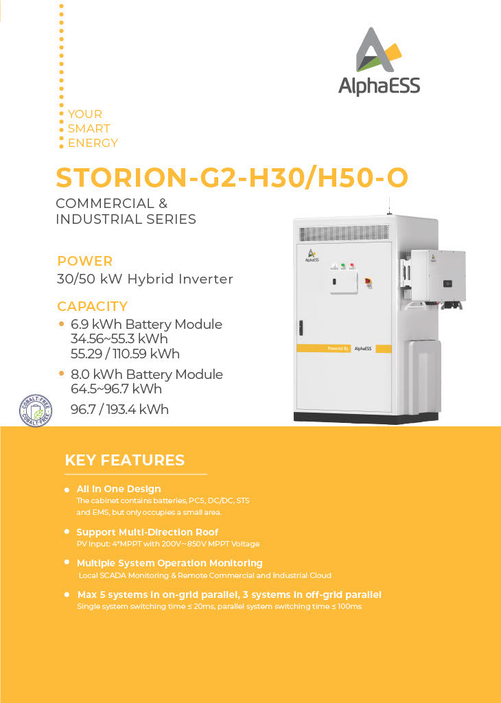 Alpha ESS STORION-G2-H30/H50-O