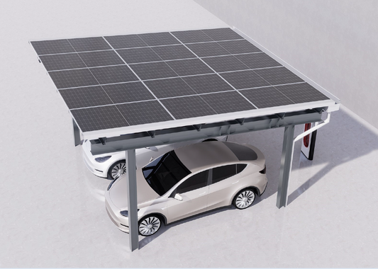 CARPORT Typ.H3.D Double Parking DIY Bausatz