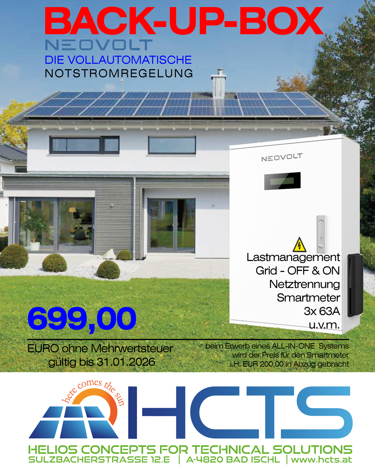 NEOVOLT-BACKUP-BOX Die nächste Leistungsstufe für PV-Speicherlösungen